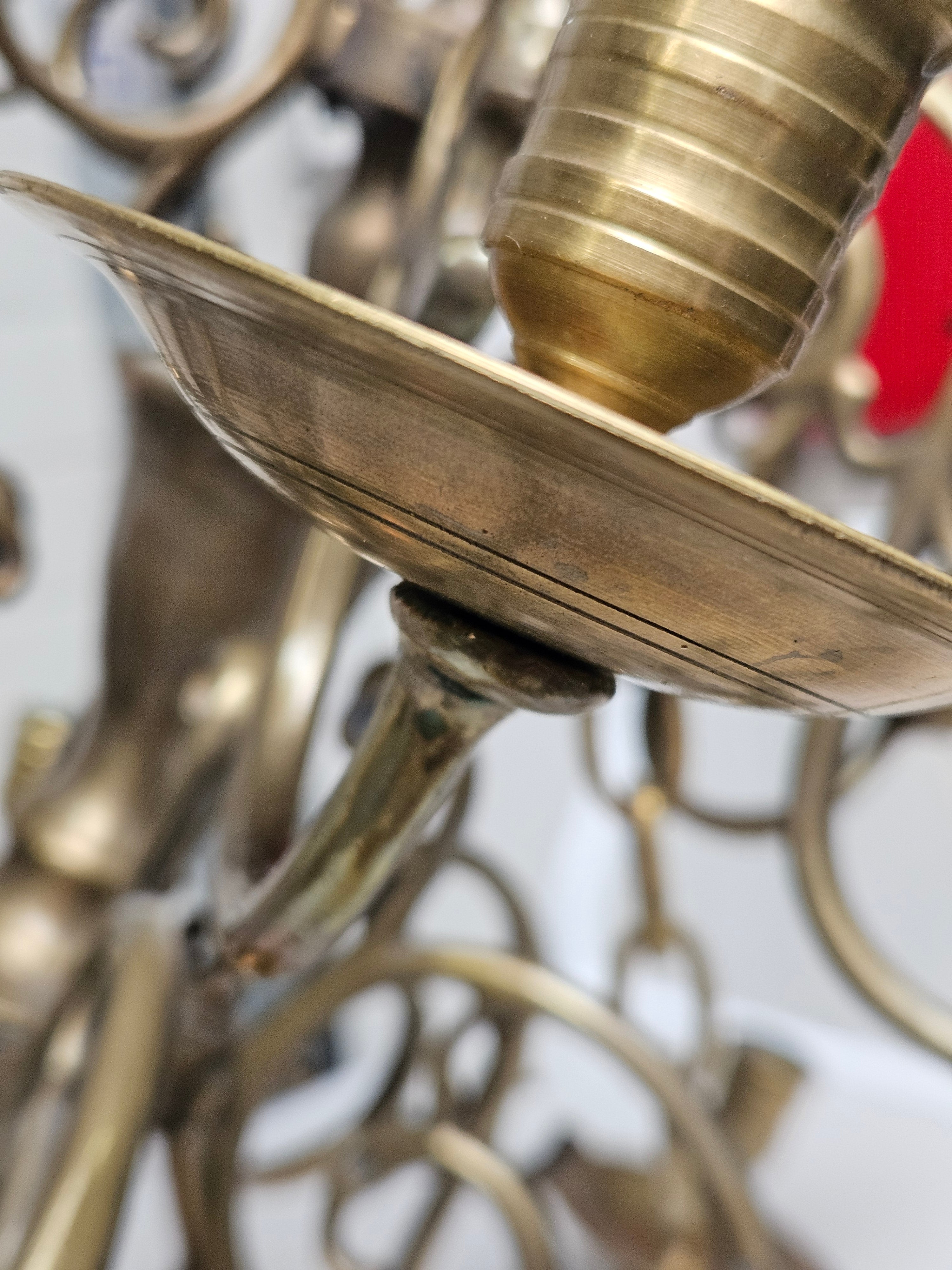 Lysekrone til stearinlys